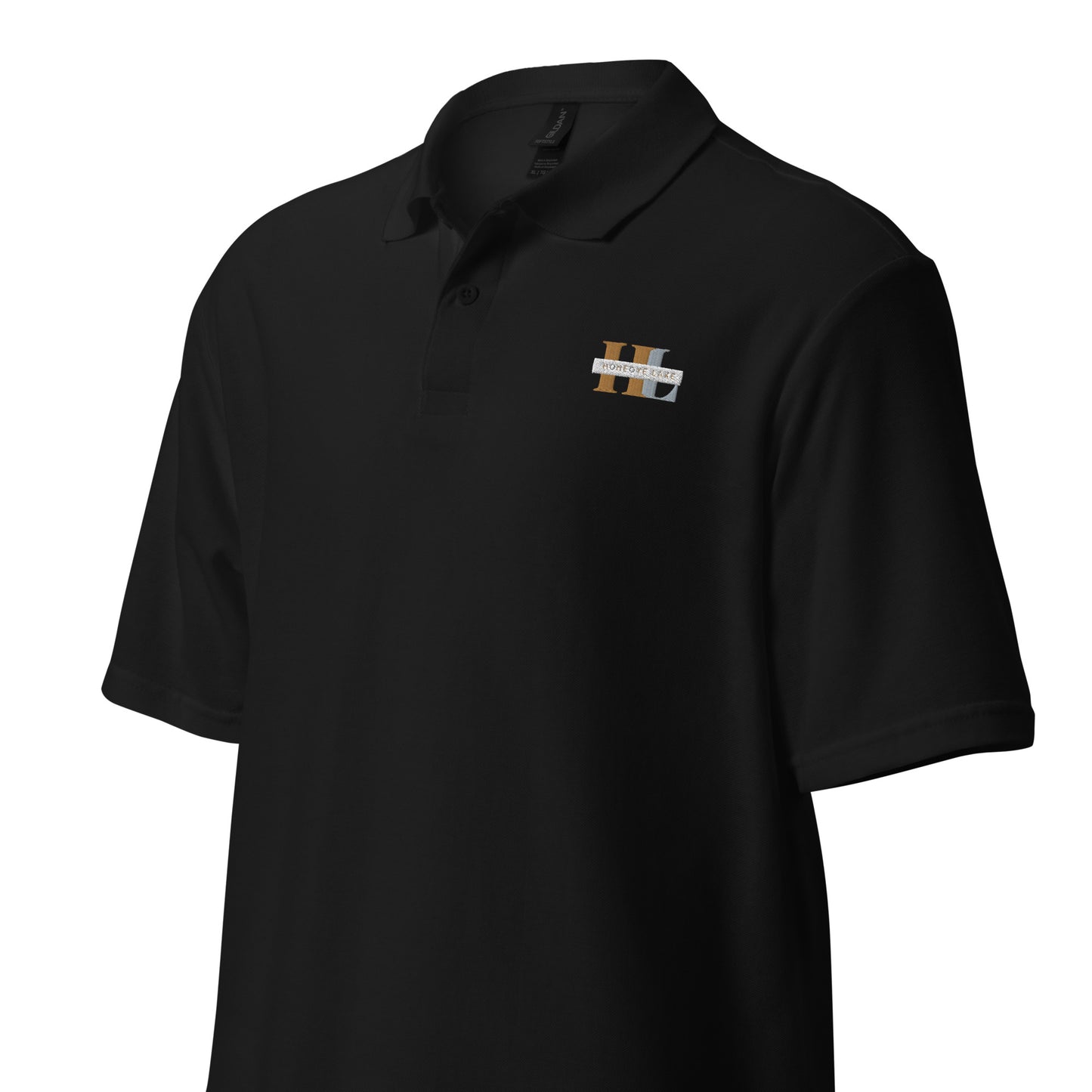 Unisex pique polo shirt - Honeoye Lake monogram style 2