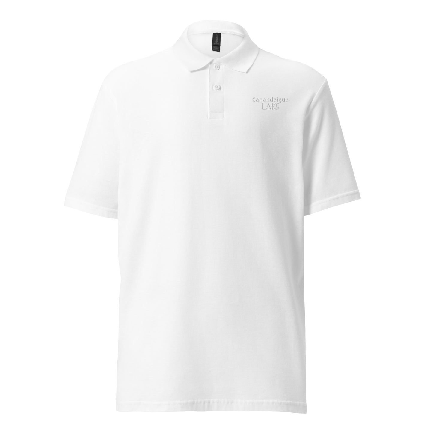 Unisex pique polo shirt - Canandaigua Lake embroider