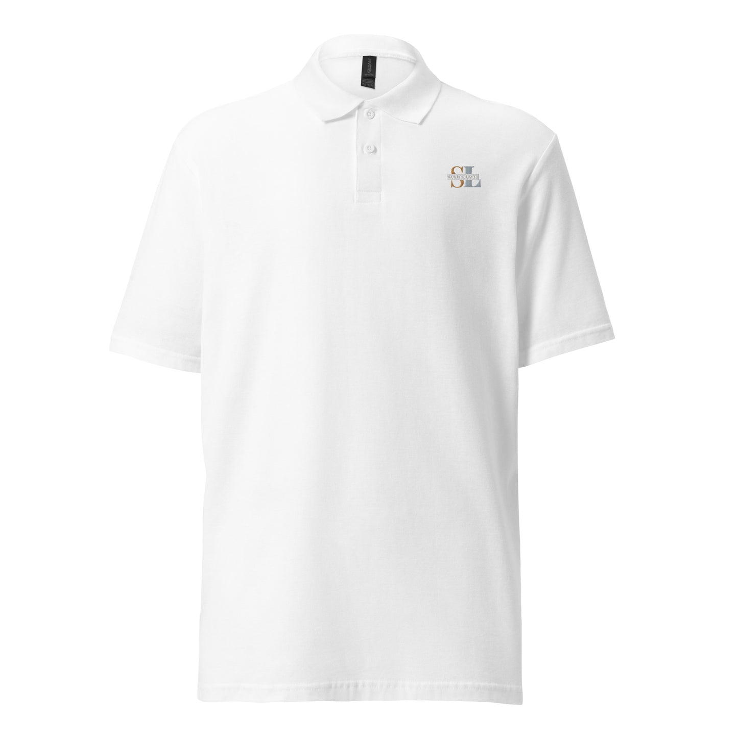 Unisex pique polo shirt - Seneca Lake monogram style 2