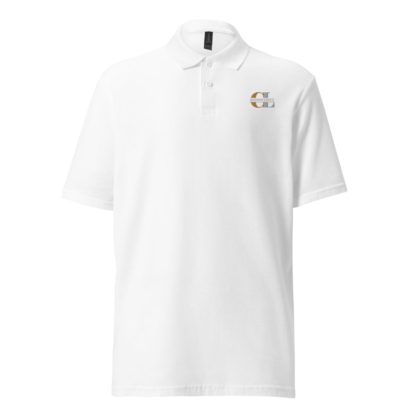 Unisex pique polo shirt - Cayuga Lake monogram style 2