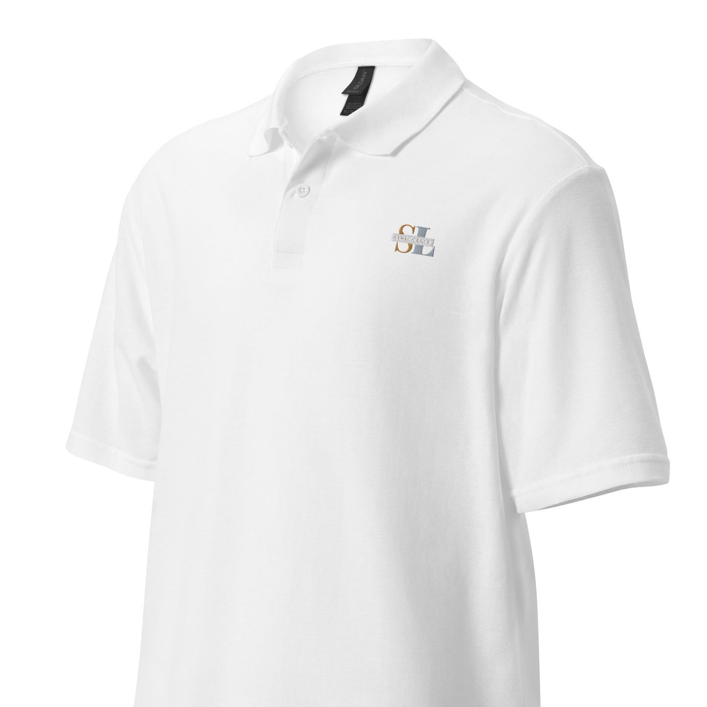 Unisex pique polo shirt - Seneca Lake monogram style 2