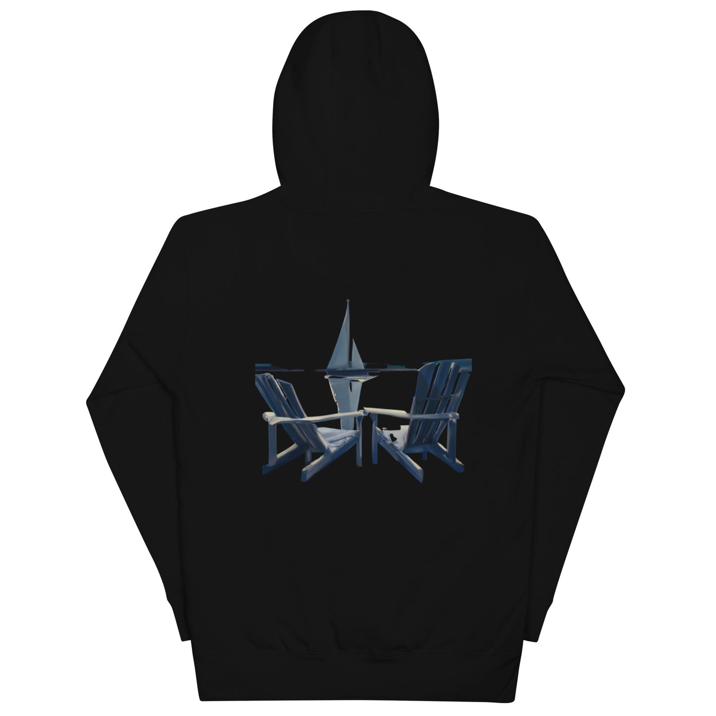 Unisex Hoodie - Keuka Lake, Adirondack back