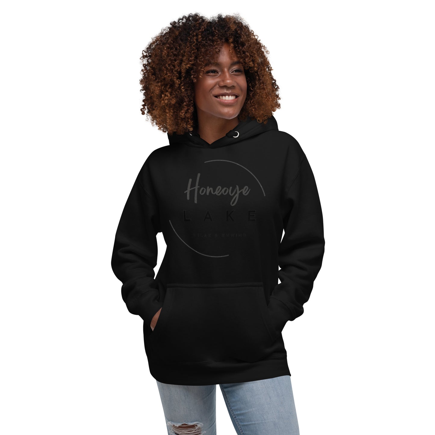 Unisex Hoodie - Honeoye Lake Relax & Unwind