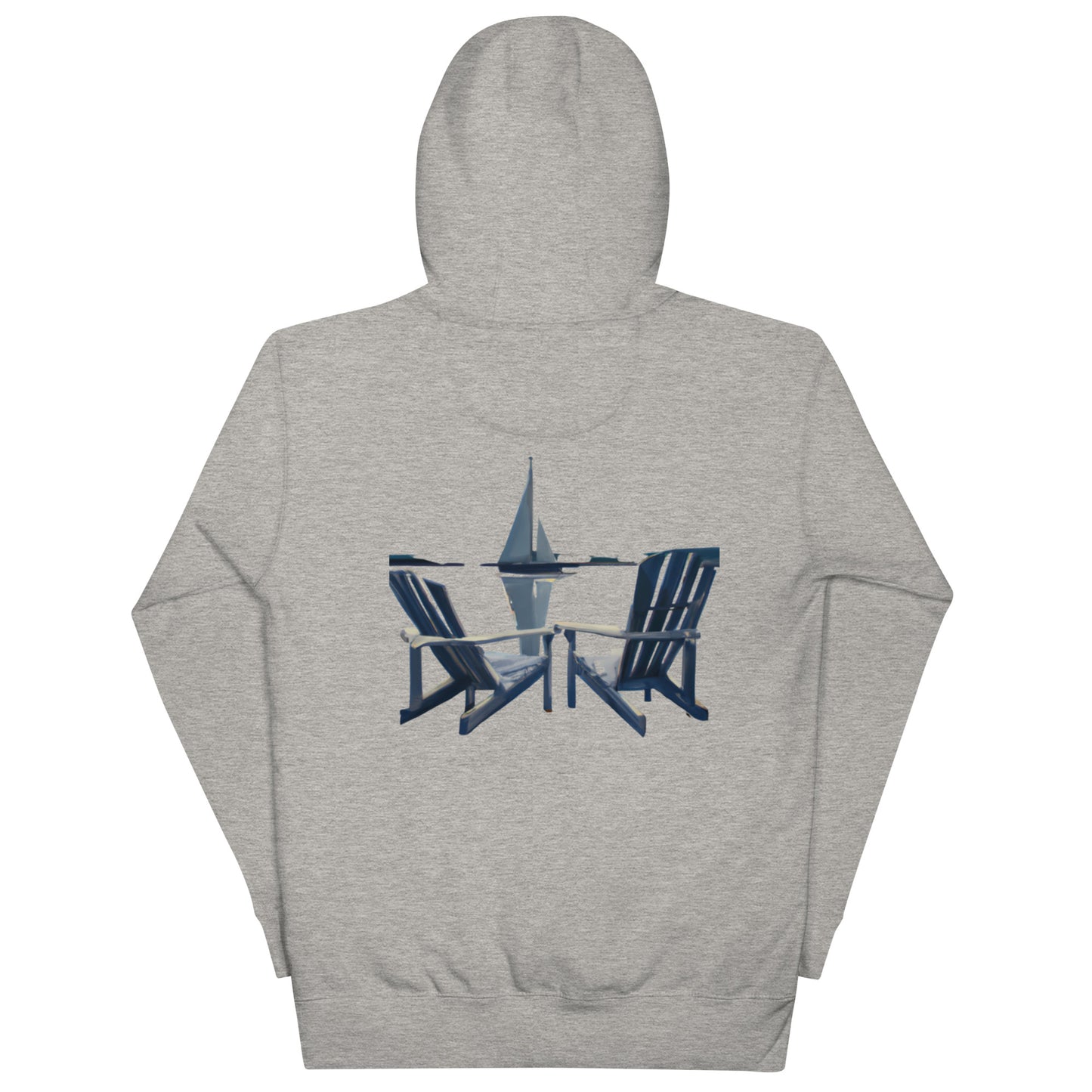 Unisex Hoodie - Keuka Lake, Adirondack back