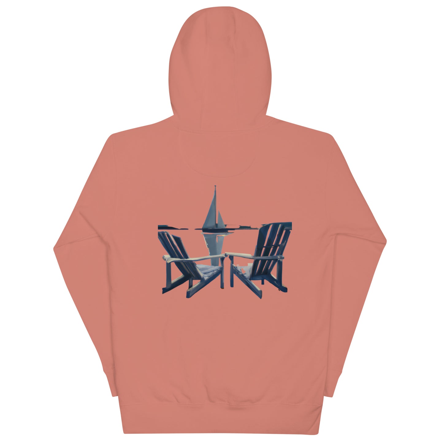 Unisex Hoodie - Keuka Lake, Adirondack back