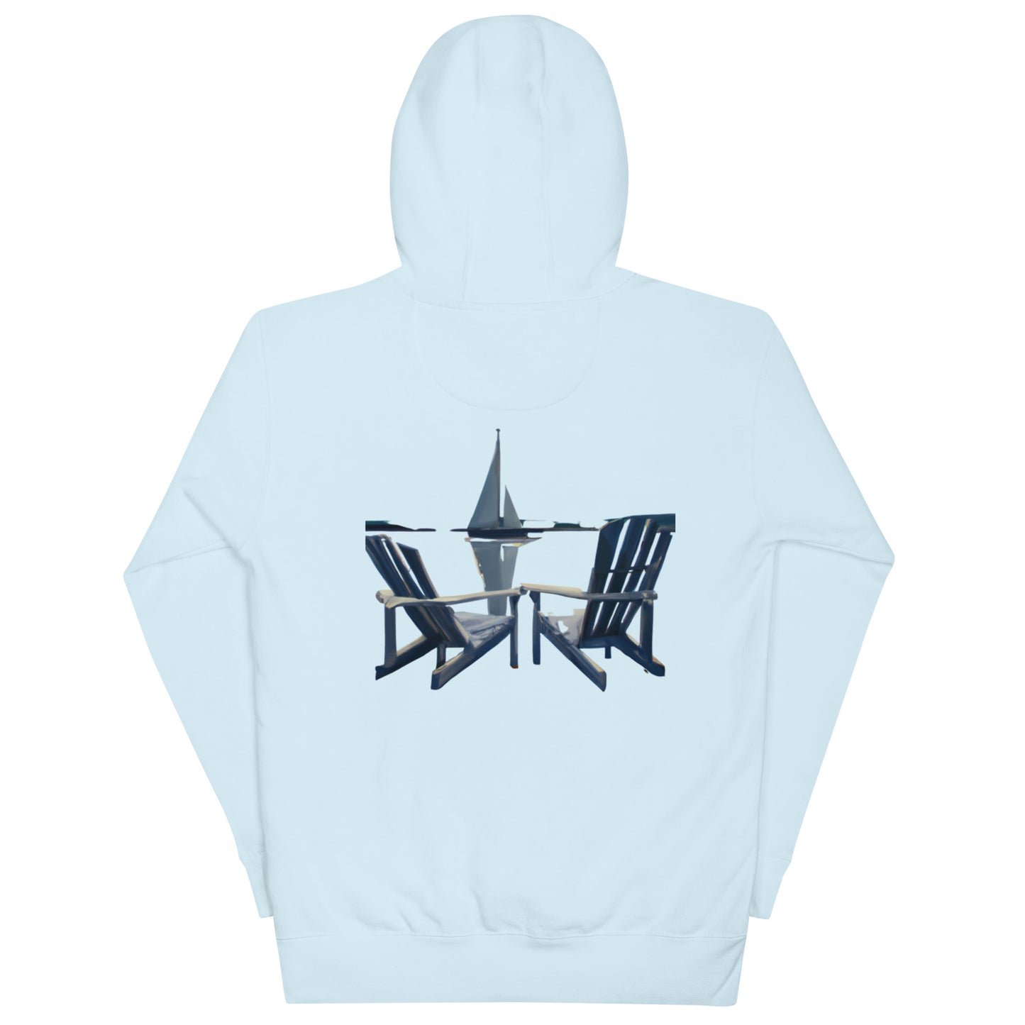 Unisex Hoodie - Keuka Lake, Adirondack back