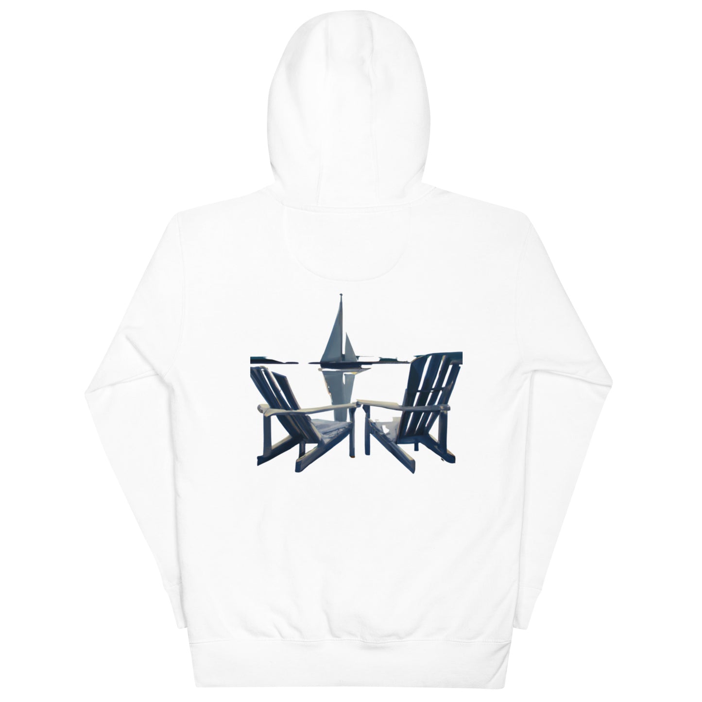 Unisex Hoodie - Keuka Lake, Adirondack back