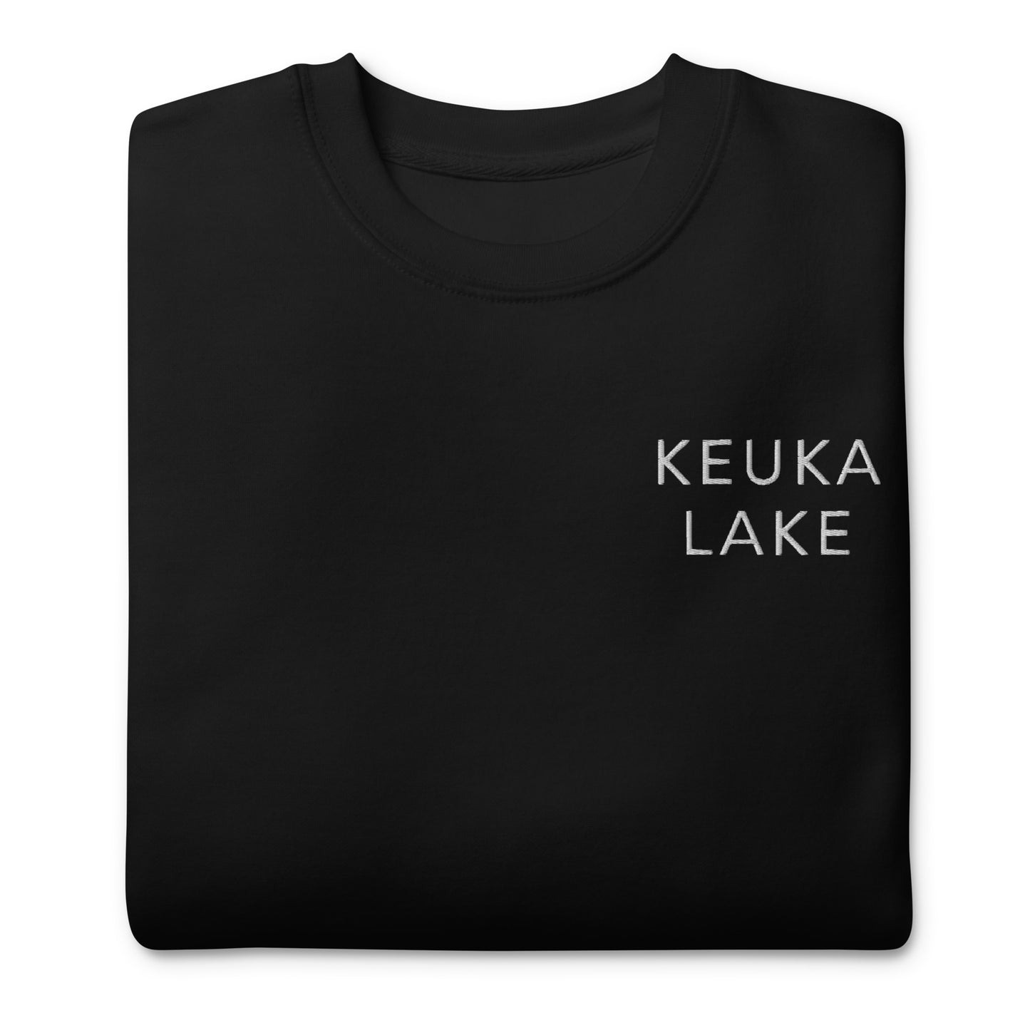 Unisex Premium Crewneck Sweatshirt - Keuka Embroidered