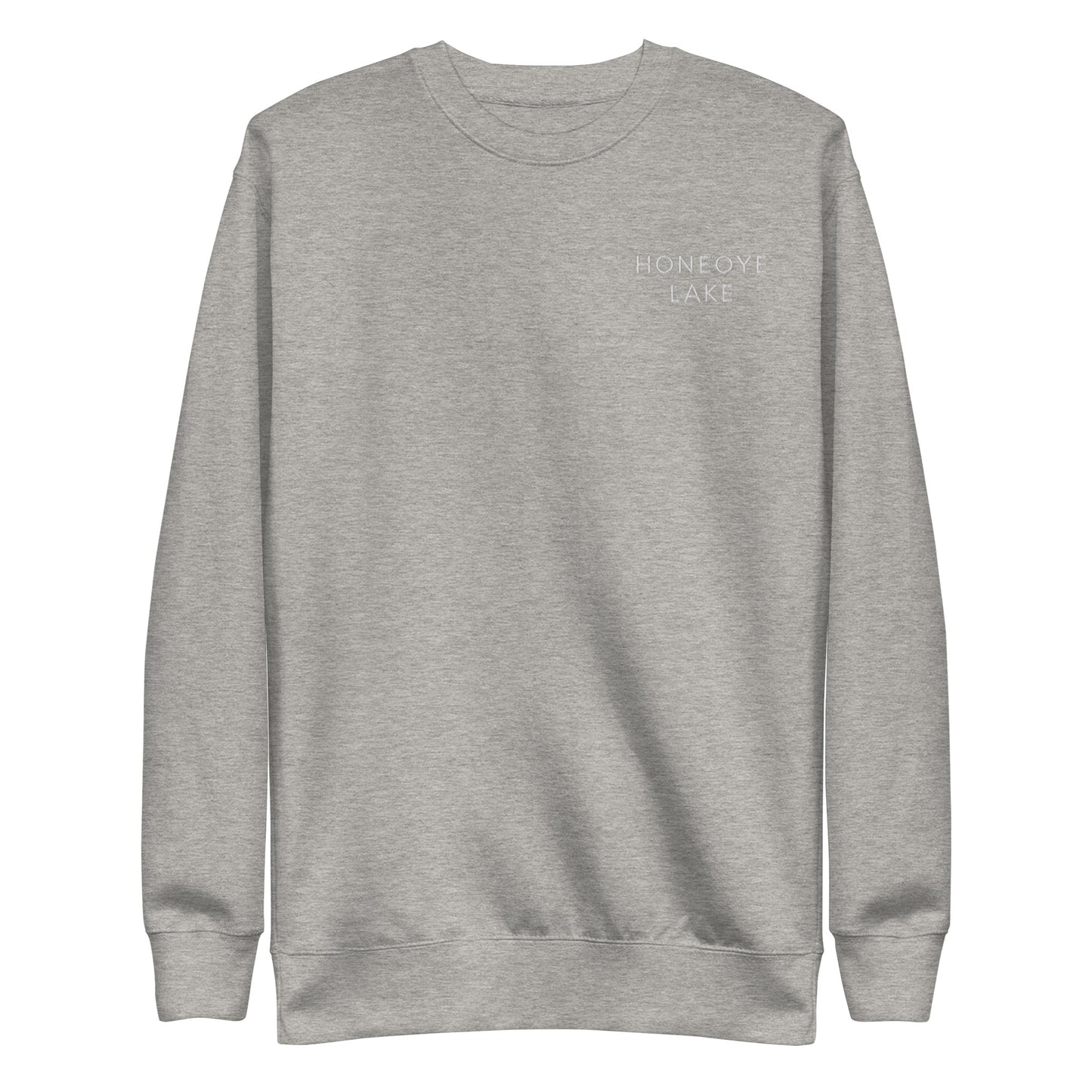 Unisex Premium Crewneck Sweatshirt - Honeoye Embroidered