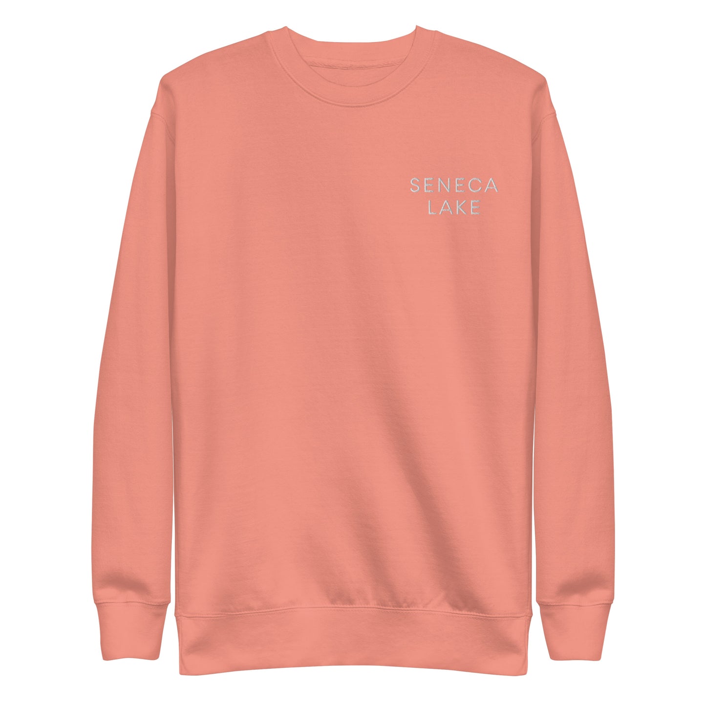 Unisex Premium Crewneck Sweatshirt - Seneca Lake Embroidered