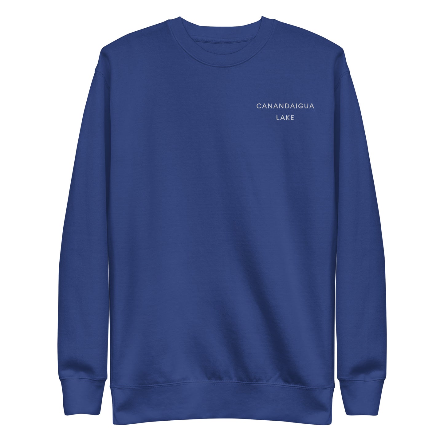 Unisex Premium Crewneck Sweatshirt - Canandaigua Embroidered