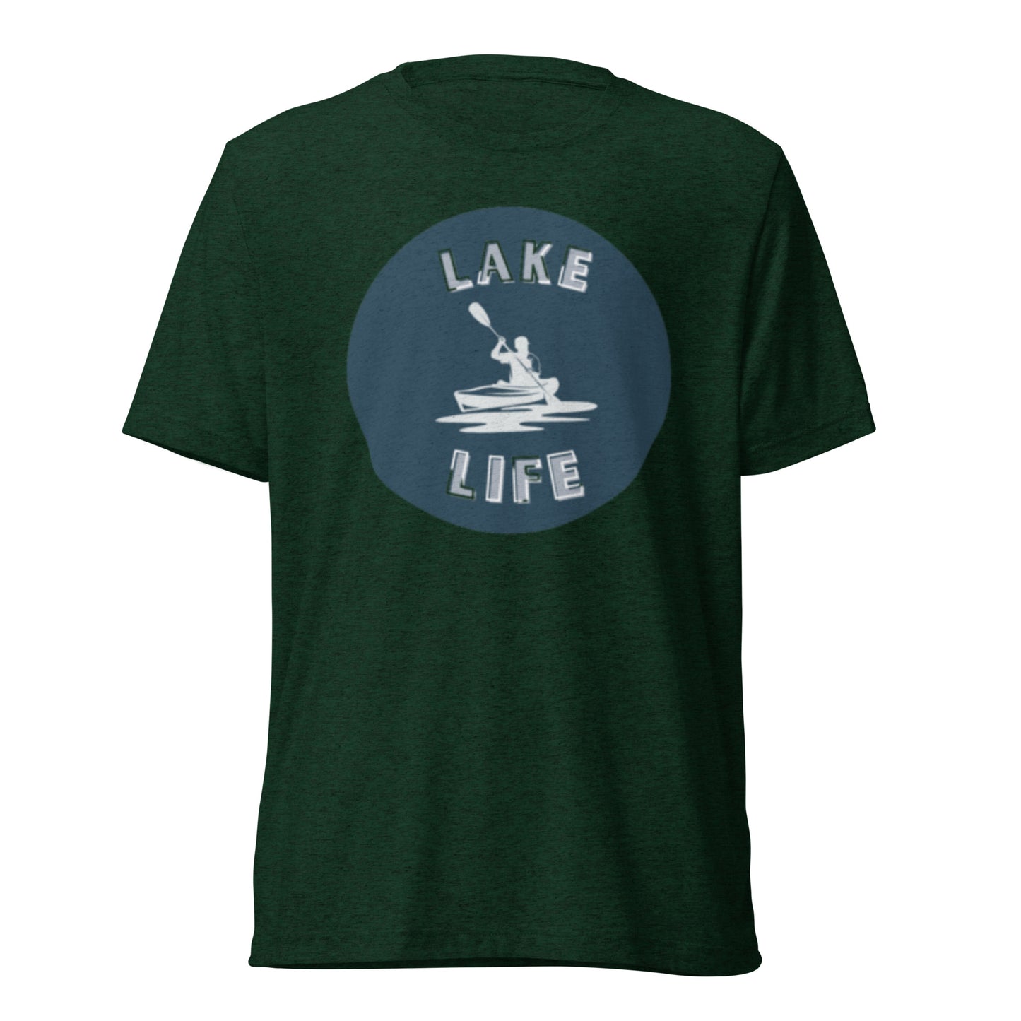 Short sleeve t-shirt - Lake Life fisherman round