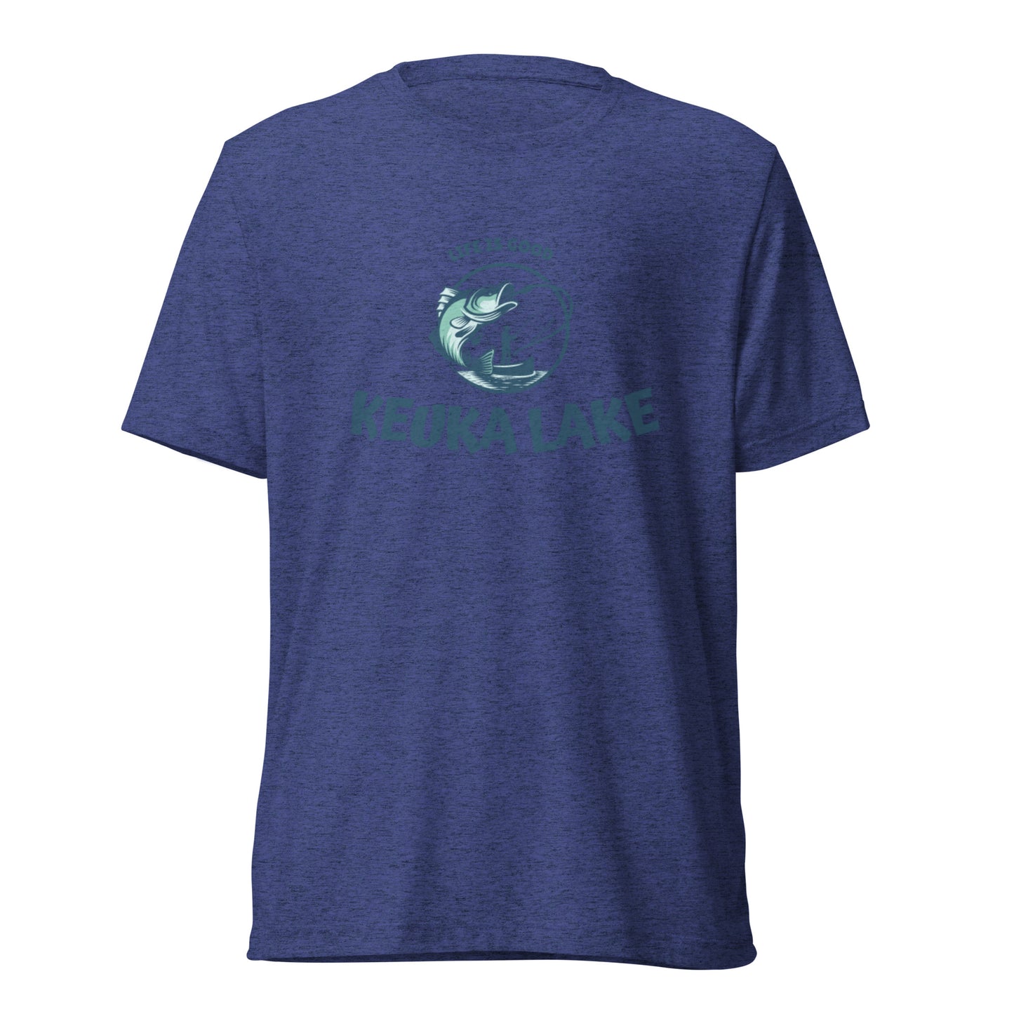 Short sleeve t-shirt - Keuka Lake Life is Good Fisherman