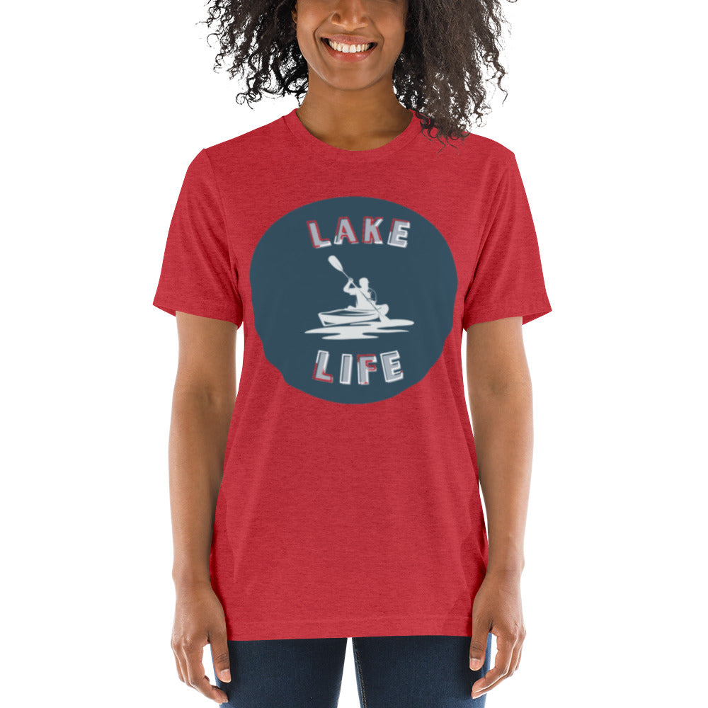 Short sleeve t-shirt - Lake Life fisherman round