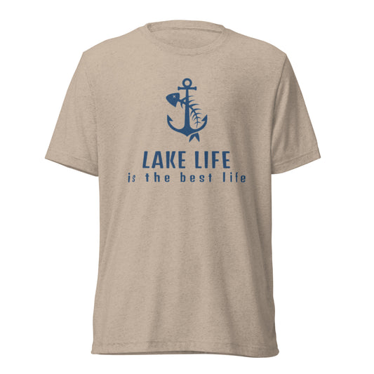 Short sleeve t-shirt - Lake Life is the Best Life Anchor