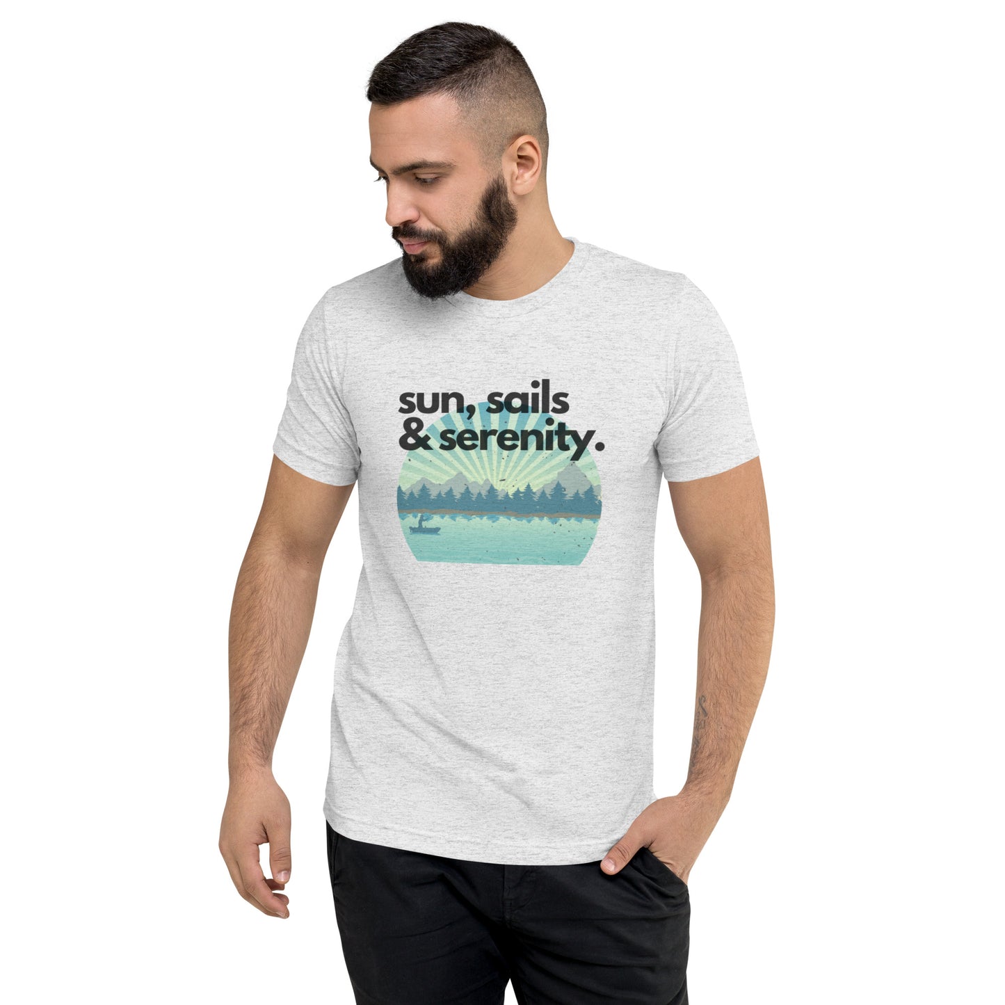 Short sleeve t-shirt - Sun, Sails & Serenity