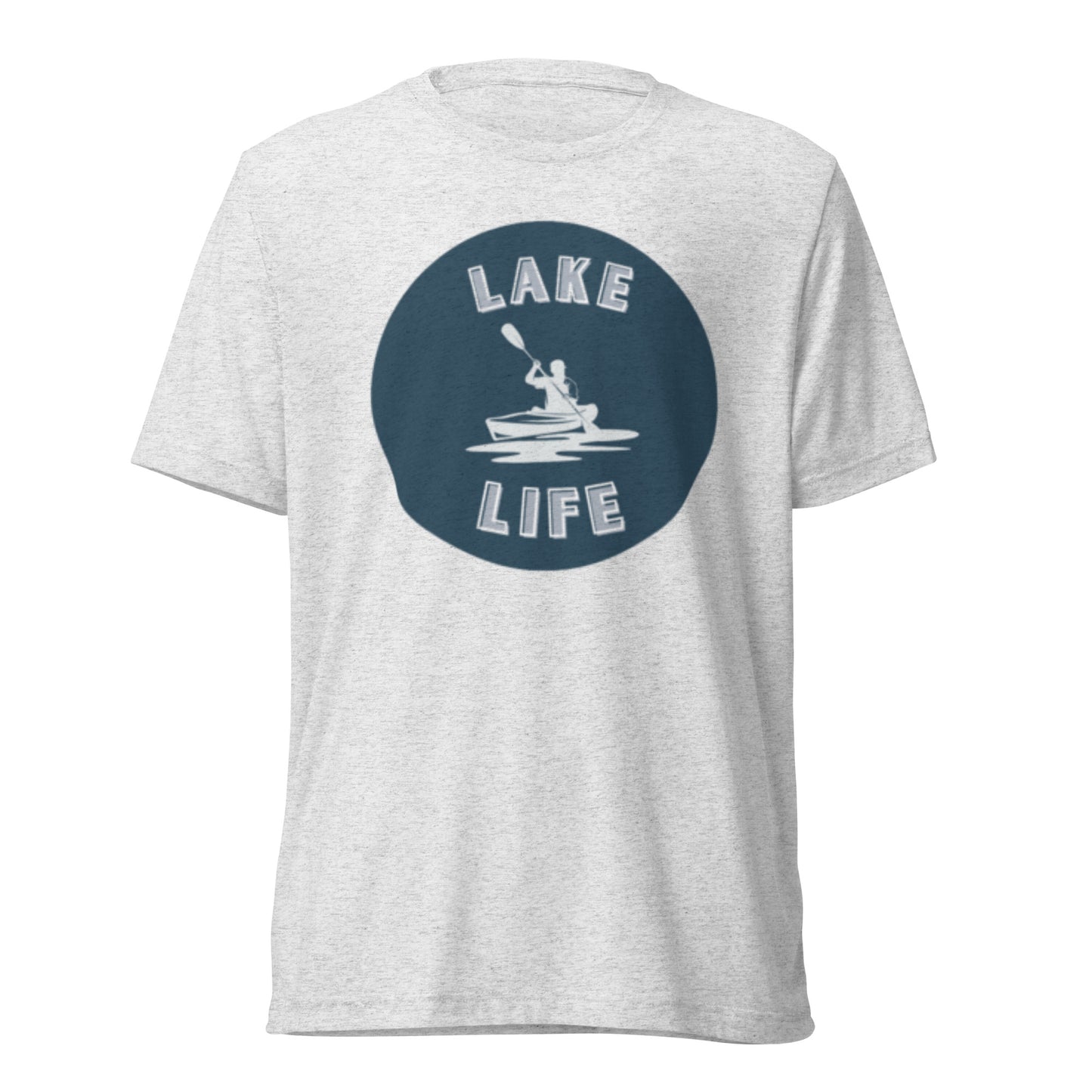 Short sleeve t-shirt - Lake Life fisherman round