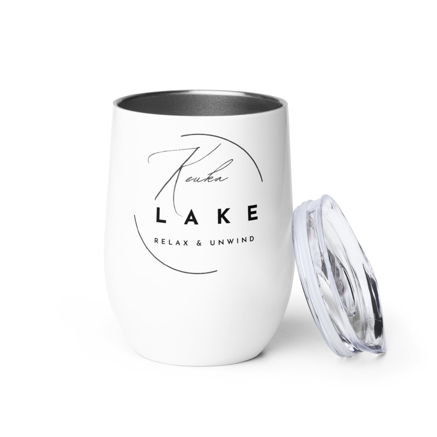 Wine tumbler - Keuka Lake Relax and Unwind