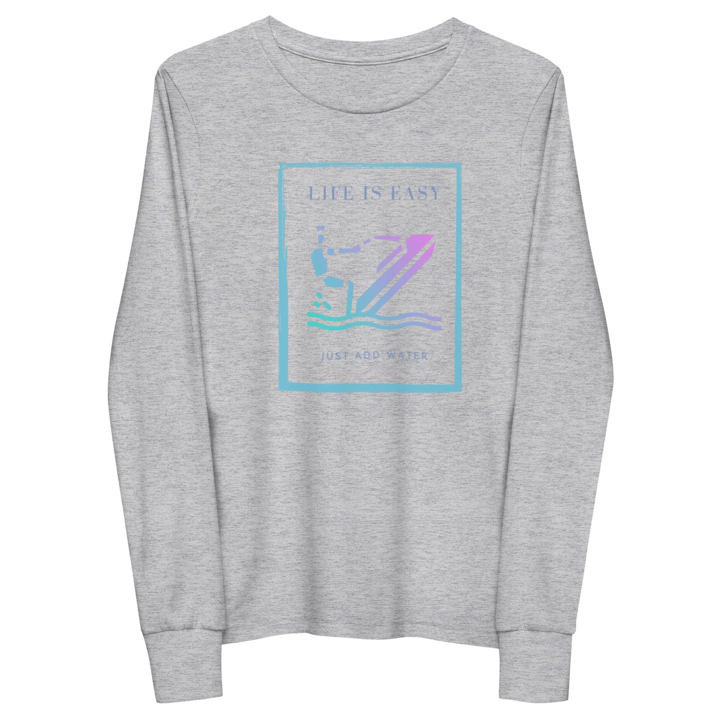 Youth long sleeve tee - Life is Easy Jetski