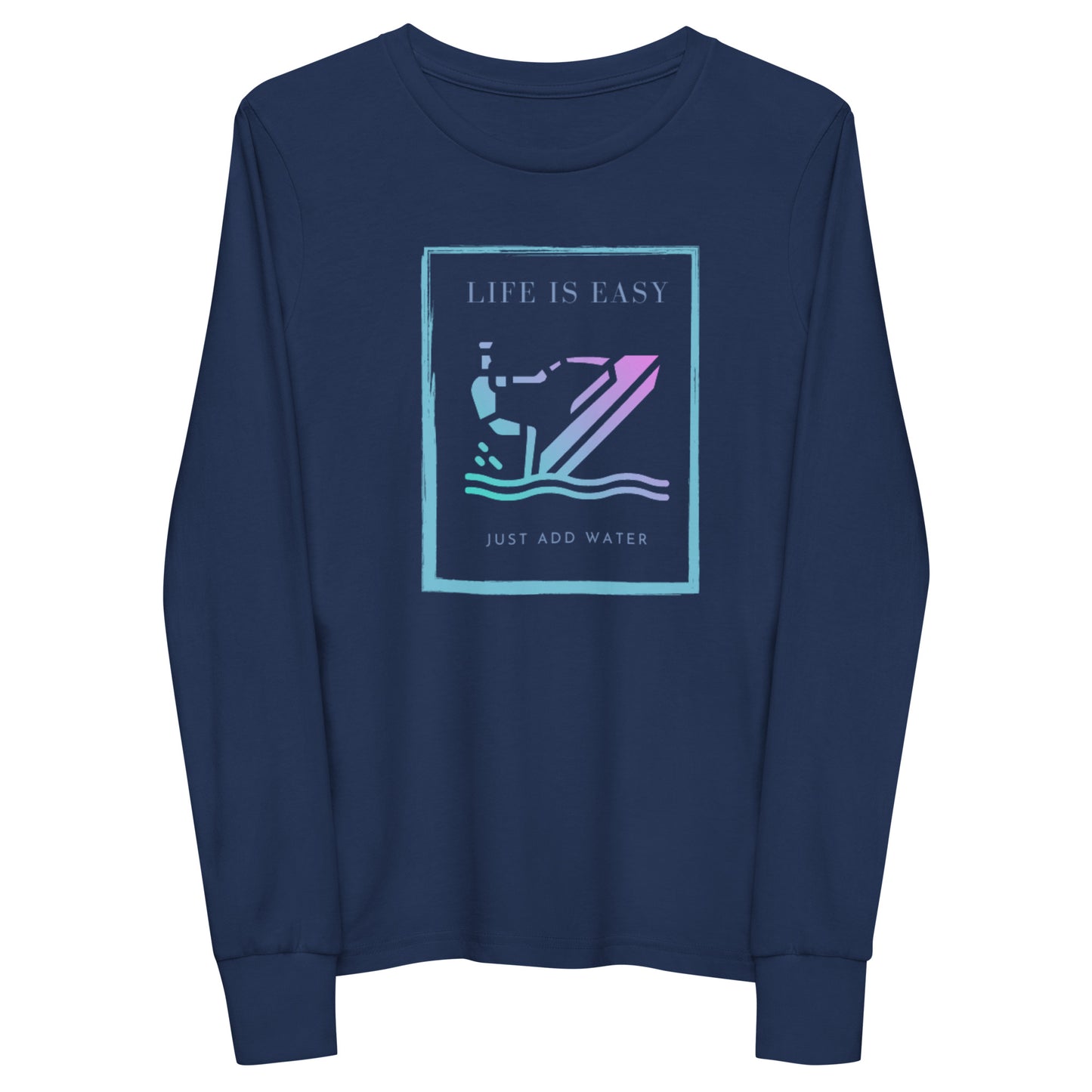 Youth long sleeve tee - Life is Easy Jetski