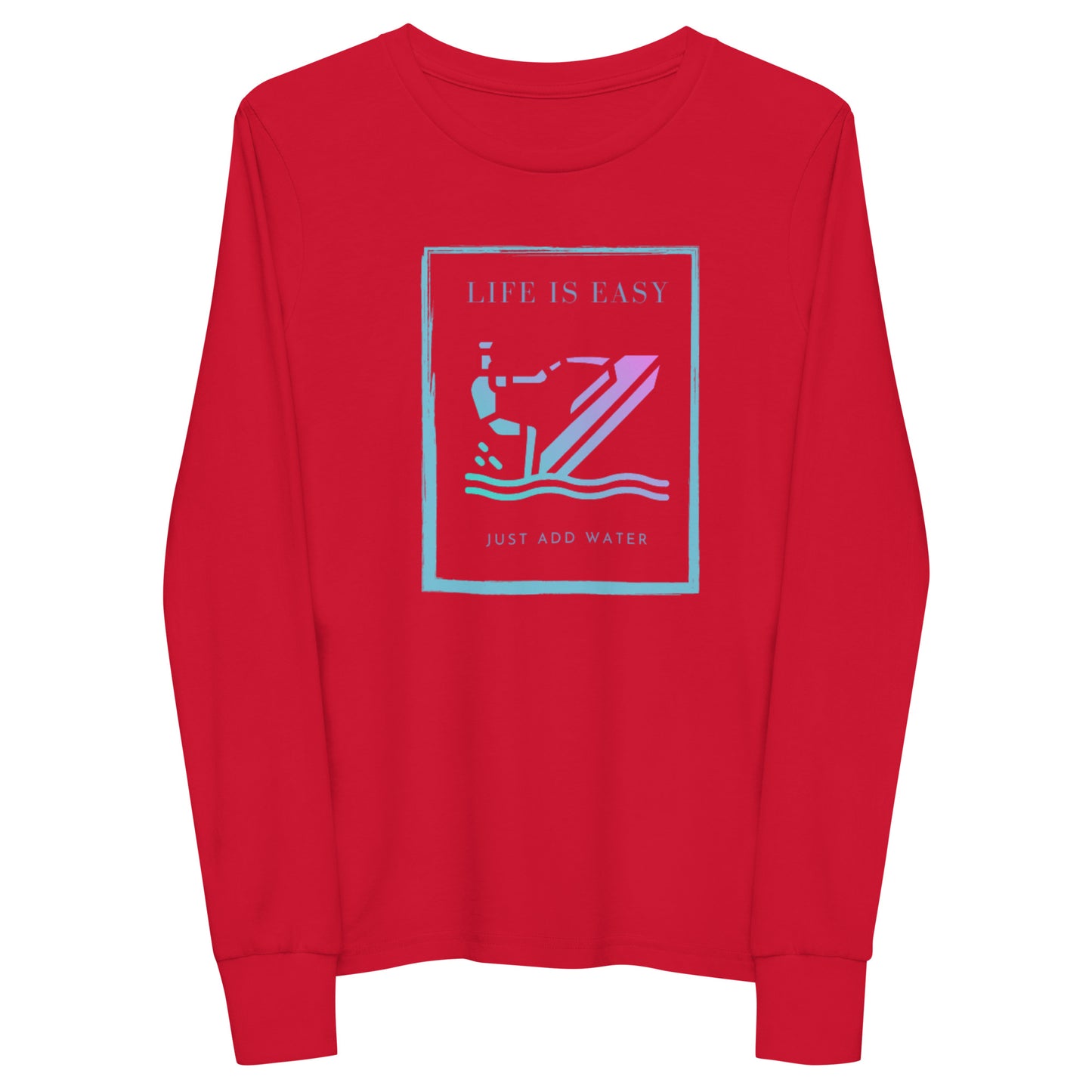 Youth long sleeve tee - Life is Easy Jetski