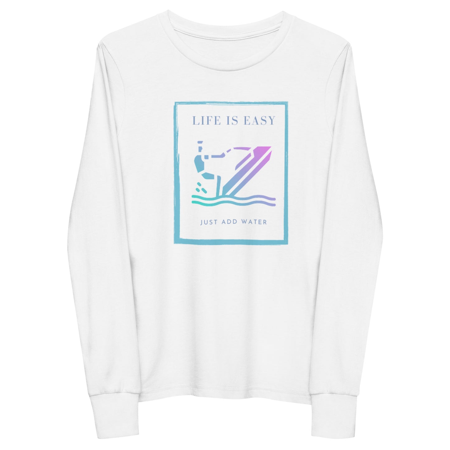 Youth long sleeve tee - Life is Easy Jetski